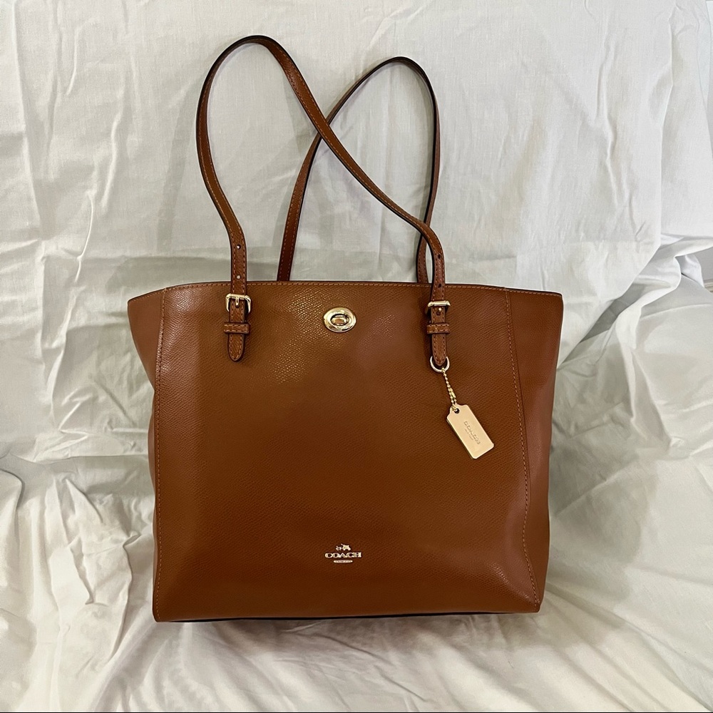 Coach Brown Leather Tote